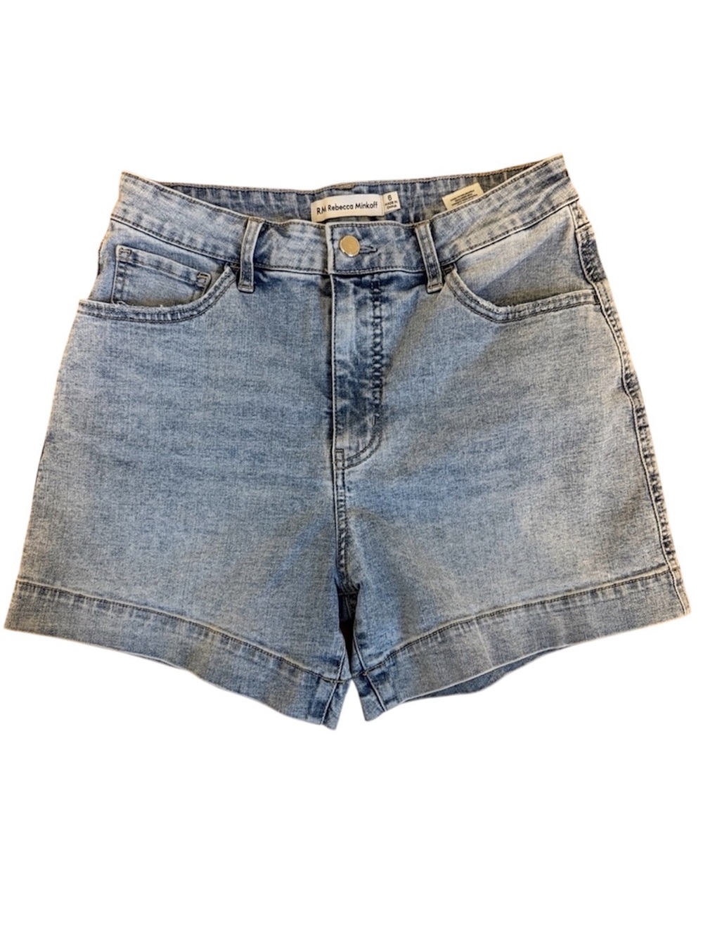Rebecca Minkoff Light Blue High-Rise Denim Shorts Size 6
